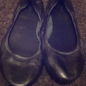 Cole Haan ballet flats silver